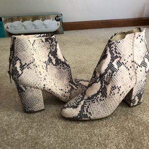 Steve Madden Snakeskin Heels
